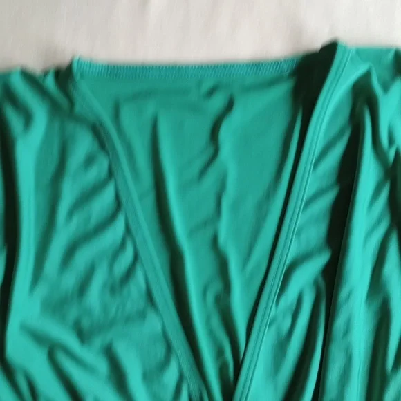 *50off3* NWOT Swimsuit Coverup M Aqua Green - Picture 3 of 3